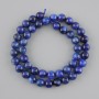 Beads Kyanite natural stone, smooth round 8mm, 39 cm on thread