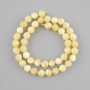Yellow Agate Beads, Faceted, 8x7 mm, 38 cm Length, On Thread