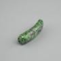 Bead insert zoisite curved link with holes 36×10×6 mm+