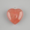 Pendant Chalcedony Heart 30×30 mm+