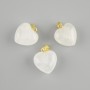 Pendant Heart Rock Crystal 15x15x23 mm+