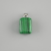 Totem Pendant Malachite Brick 14x11x11 mm ±, length 23 mm ±, assorted sizes