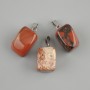 Totem Jasper Bar Pendant 16×11×11 mm, length approx. 24 mm, assorted sizes