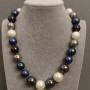 Majorca Pearl Necklace, 44 cm long ± with clasp