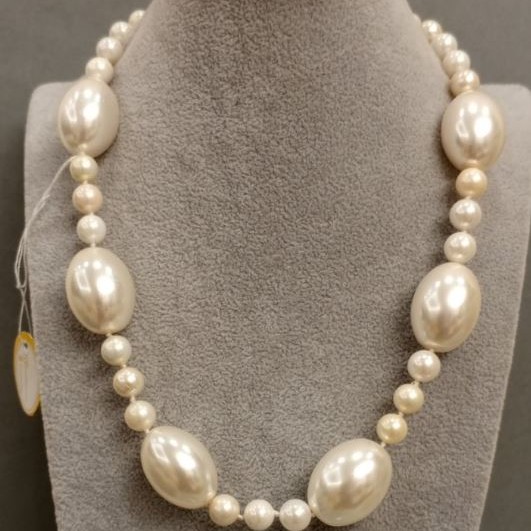 Mallorca Pearl Necklace, 46 cm length ± with clasp