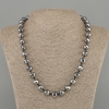 Terahertz Necklace with Faceted Bead, 10 mm diameter ±, 45 cm length ± with clasp