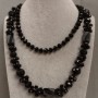 Long Czech Crystal Necklace, 84 cm+