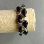 Czech Crystal Bracelet, 18 cm Stretch