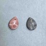 Fossil Coral Drop Pendant, diameter 20x14mm+