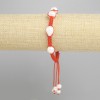 Freshwater Pearl Bracelet, diameter 10x9mm+- on a drawstring