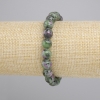 Zoisite Faceted Bead Bracelet, diameter 8mm+-, length 18cm+- stretch