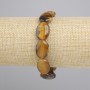 Tiger's Eye Oval Bracelet, diameter 18x13mm+-, length 18cm+- stretch