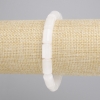 Rock Crystal Cylinders Stretch Bracelet, diameter 12×8 mm, length 18 cm