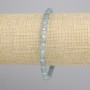 Jadeite Bracelet cylinder, diameter 5x5mm+- seed bead 3mm+-, length 18cm+- stretch
