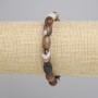 Agate Bracelet grain, diameter 12x8mm+-, length 18cm+- stretch