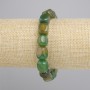 Agate Bar Bracelet, diameter 11-12x9mm+-, length 18cm+- stretch