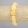 Yellow Agate Bar Bracelet, diameter 14-17x11-12.5mm+-, length 18cm+- stretch