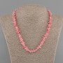 Necklace Coral Chip Needle 6-10×1-3 mm ±, length 45 cm ± with clasp
