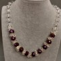 Czech Crystal Necklace, length 46 cm+
