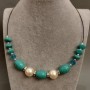 Mallorca Turquoise Necklace, length 46 cm+