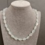 Necklace Moonstone Opalite, length 44 cm+