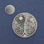 Magnetic Brooch Accent in Silver-Toned Metal 41 mm+
