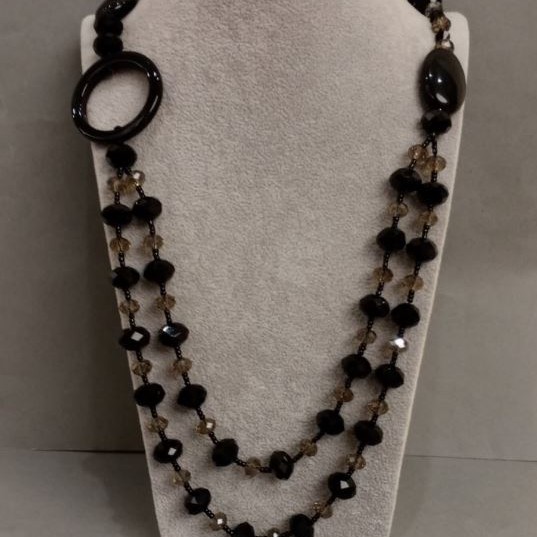 Assorted Stones Necklace, length 90 cm+