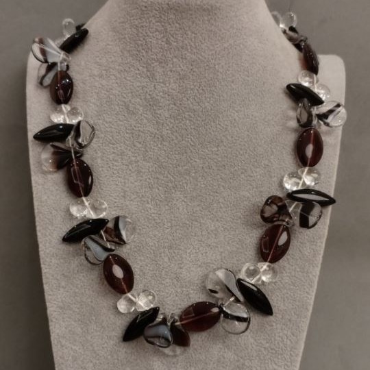 Murano Glass Necklace, 53 cm+