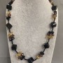 Long Necklace with Assorted Stones, Length 116 cm+