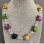 Skull Necklace, length 51 cm+