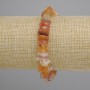 Carnelian chip bracelet, 8-13×2-4 mm, length 18 cm, elastic