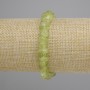 Chrysoprase chip bracelet, diameter 6-11×2-6 mm, length 18 cm, elastic