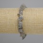Bracelet Labradorite chips, diameter 6–12×1–5 mm, length 18 cm ± stretch