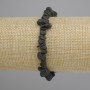 Lava Chip Bracelet, diameter 6-9×2.5 mm ±, length 18 cm ±, stretch bracelet