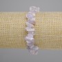 Bracelet with sapphirine tumbled beads, diameter 7-12×3-6 mm ±, length 18 cm ±, stretch