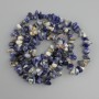 Sodalite chip beads, diameter 4-10×2-6 mm, length 78 cm