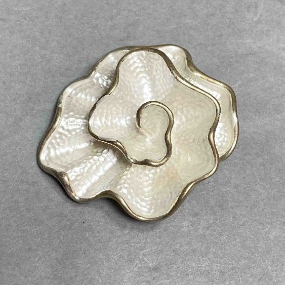 Enamel Brooch, Length 40 mm+