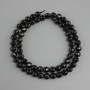 Tourmaline Beads, Faceted Round Beads, 6 mm Diameter, 38 cm Length+