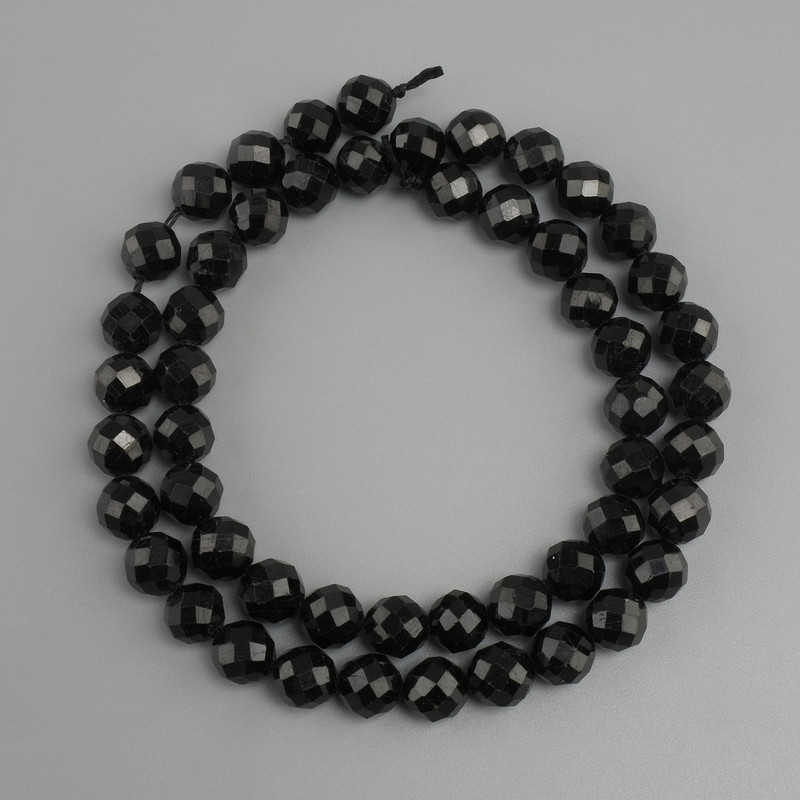 Faceted Tourmaline Beads, 7 mm ±, 38 cm ±
