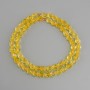 Beads Citrine Faceted, 6x5 mm, 36 cm length
