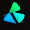 Pendant 'Pendulum' Glowing Turquoise Onyx 14x22x30± mm