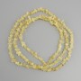 Citrine Chip Beads, diameter 4-7 mm, 5×2-3 mm, 5 mm ±, length 80 cm ± on thread