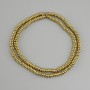 Hematite Rondelle Beads, 4x2 mm, Gold Color, Length 40 cm+