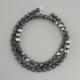 Hematite Beads, Faceted Round Beads, 6 mm diameter ±, 39 cm length ± on beading wire