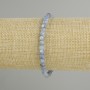 Bracelet Kyanite, faceted cube, diameter 4.5×4.5 mm, length 18 cm ± stretch