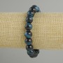Tiger's Eye bracelet with smooth beads, 10 mm diameter, 18 cm length, stretch