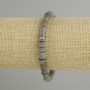 Bracelet with Skafarka shell rondelle beads, diameter 6×1.5–2 mm, length 18 cm ± stretch