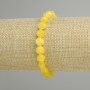 Citrine Bracelet, Faceted Beads, 8×7 mm, 18 cm stretch