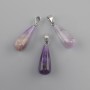 Amethyst Drop Pendant 10x26x36 mm+