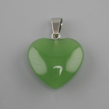 Heart Jade Pendant 20×20×28 mm+